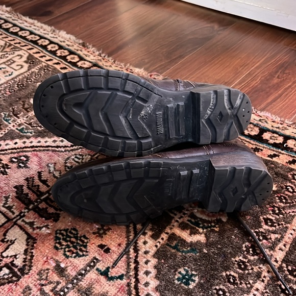 Palladium Leather Lace up Combat Boots sz 37 - Picture 8 of 12